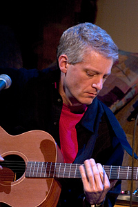 John Friedlander and his Lowden guitar